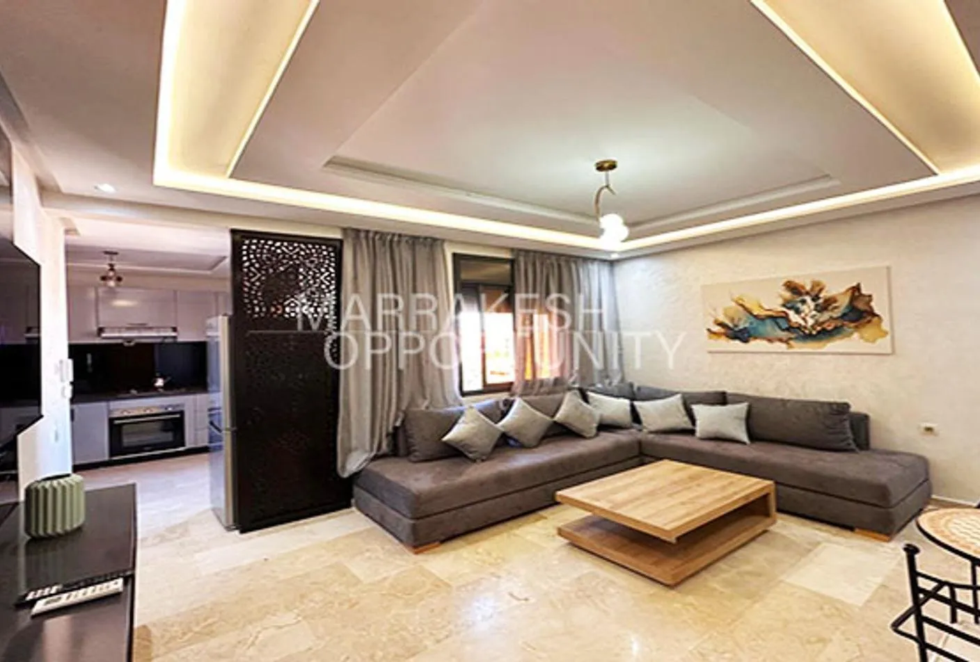 Magnifique Appartement meublé moderne en location longue durée à Guéliz - مراكش