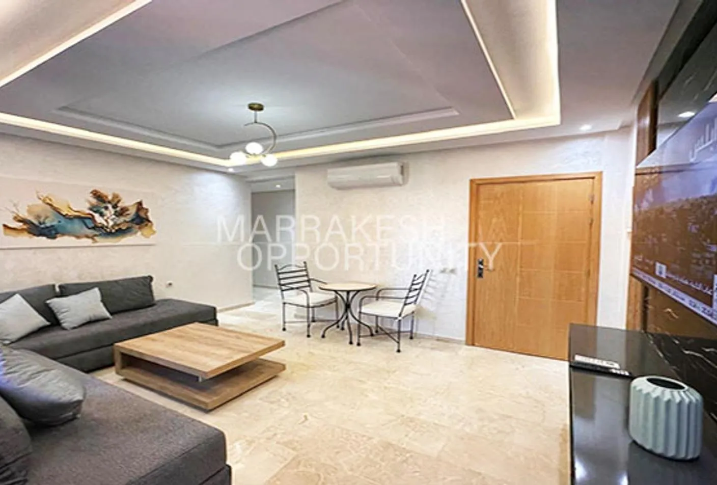 Magnifique Appartement meublé moderne en location longue durée à Guéliz - مراكش (3)