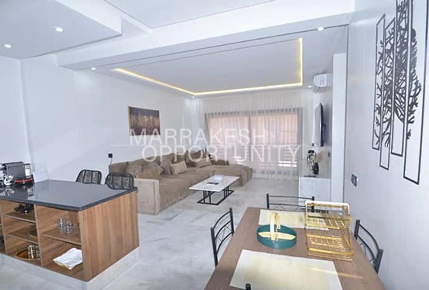 Luxueux Appartement Meublé Moderne à Guéliz en location longue durée - مراكش (4)