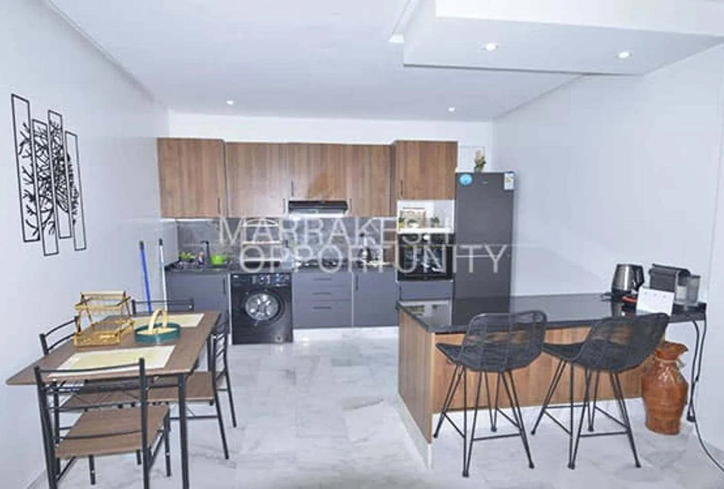 Luxueux Appartement Meublé Moderne à Guéliz en location longue durée - مراكش (3)