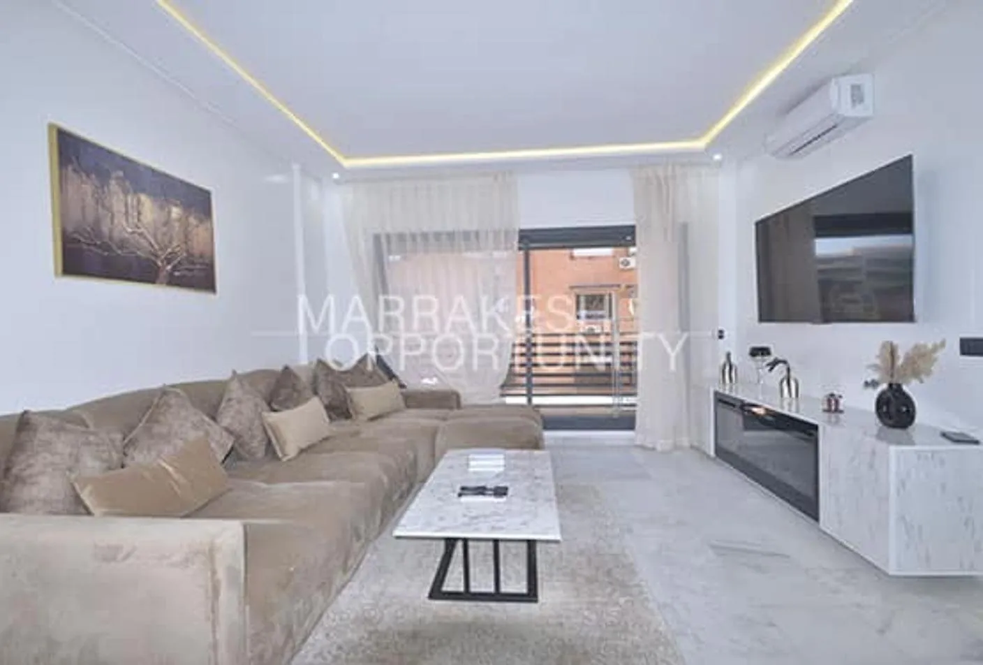 Luxueux Appartement Meublé Moderne à Guéliz en location longue durée - مراكش (2)