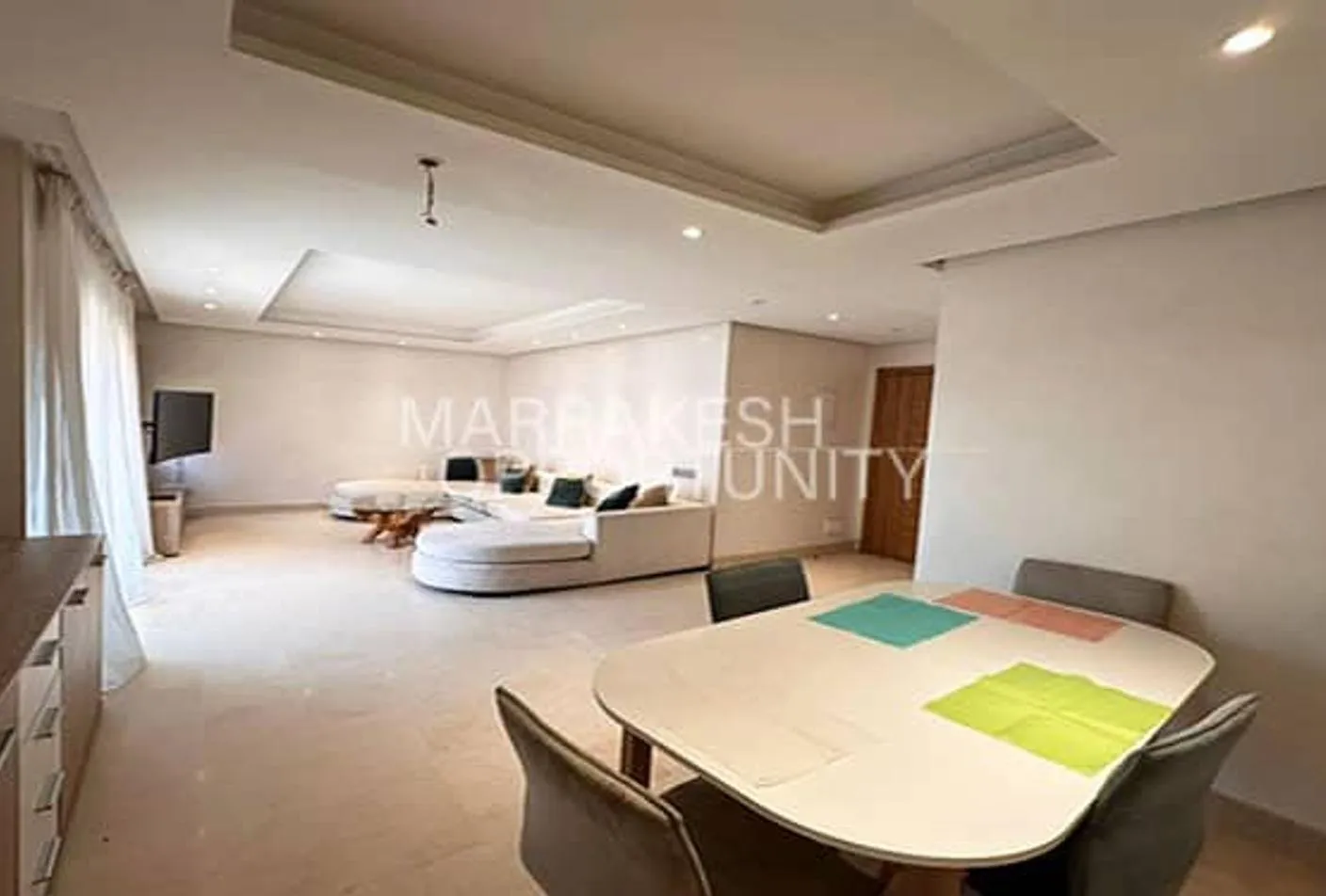 Location Appartement meublé Moderne à Guéliz - مراكش (4)