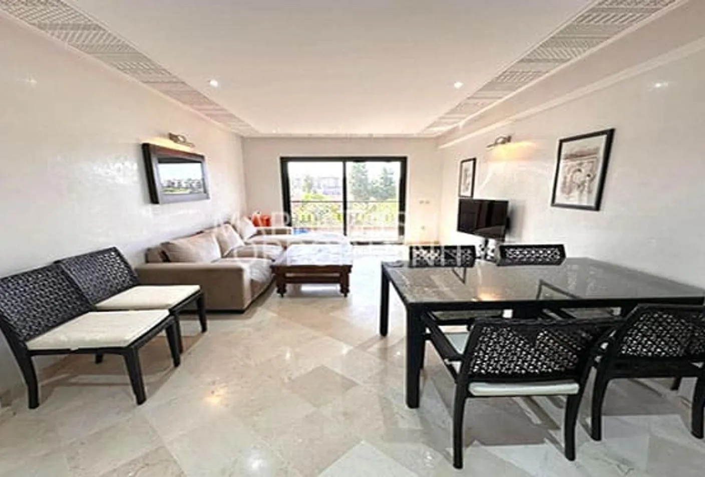 Location Appartement meublé moderne à Hivernage - مراكش (4)