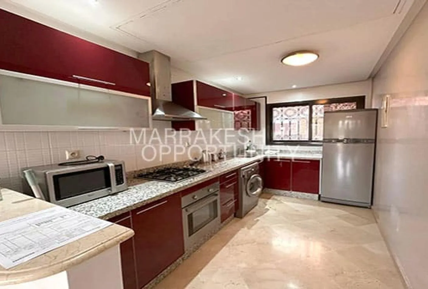 Location Appartement meublé moderne à Hivernage - مراكش