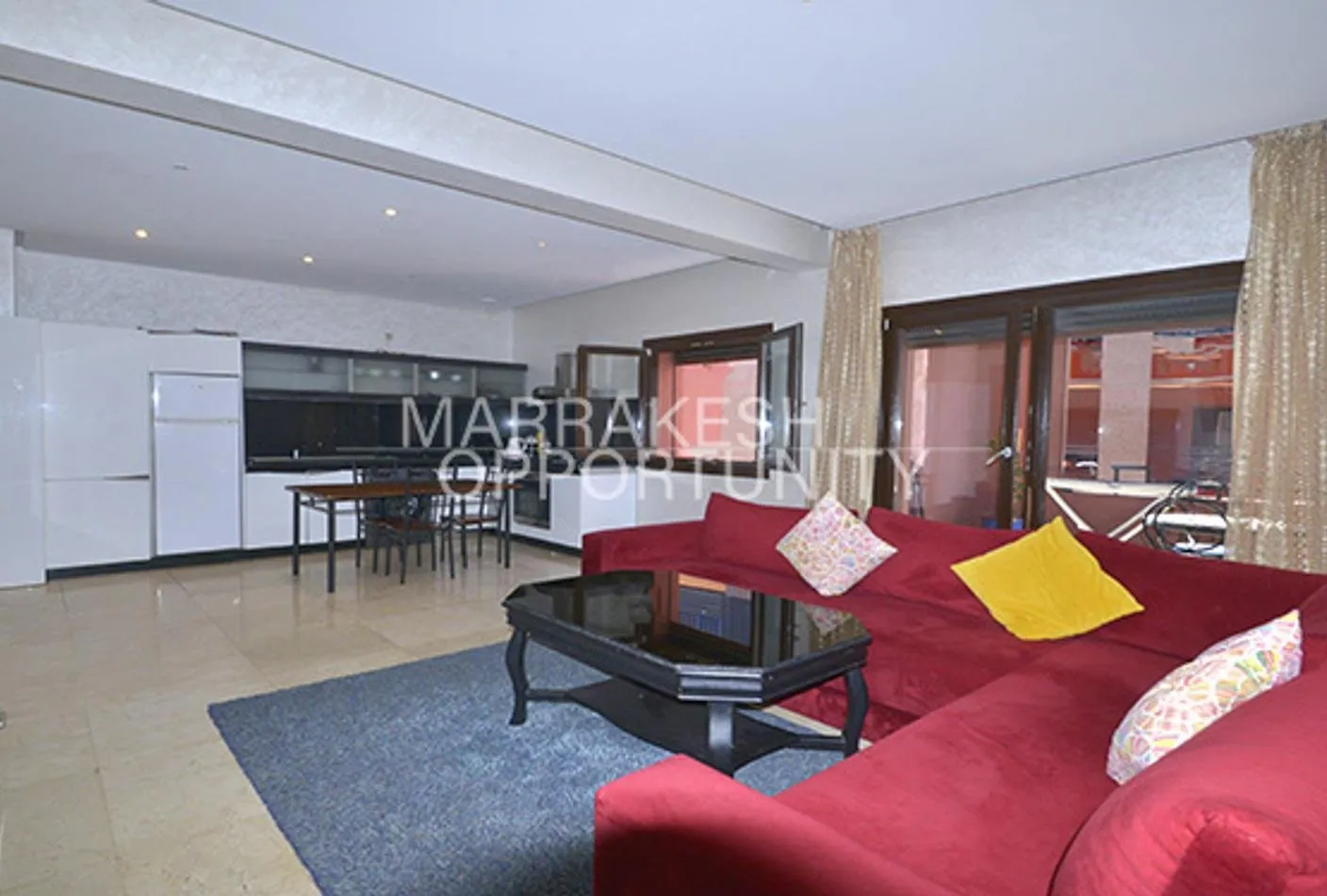 Joli Appartement meublé en location annuelle à Guéliz - مراكش (3)
