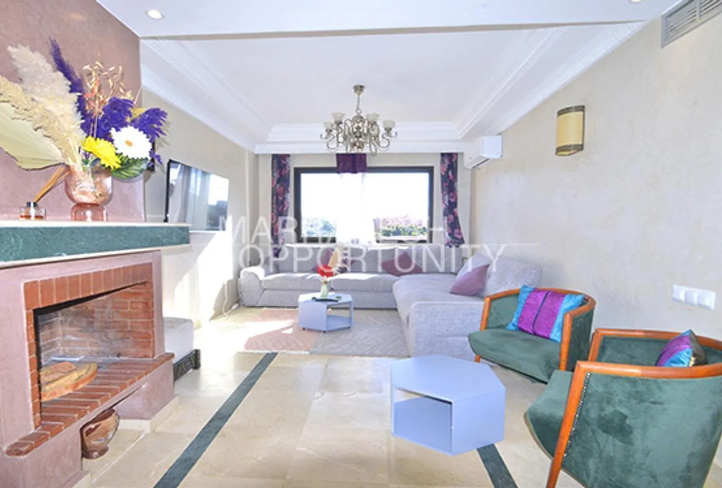Joli Appartement meublé en location sur la route de casa - مراكش (2)