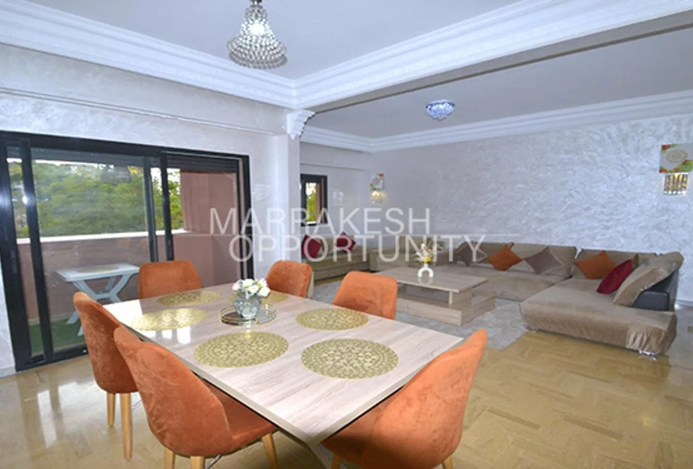 Magnifique Appartement meublé en location à Hivernage - مراكش