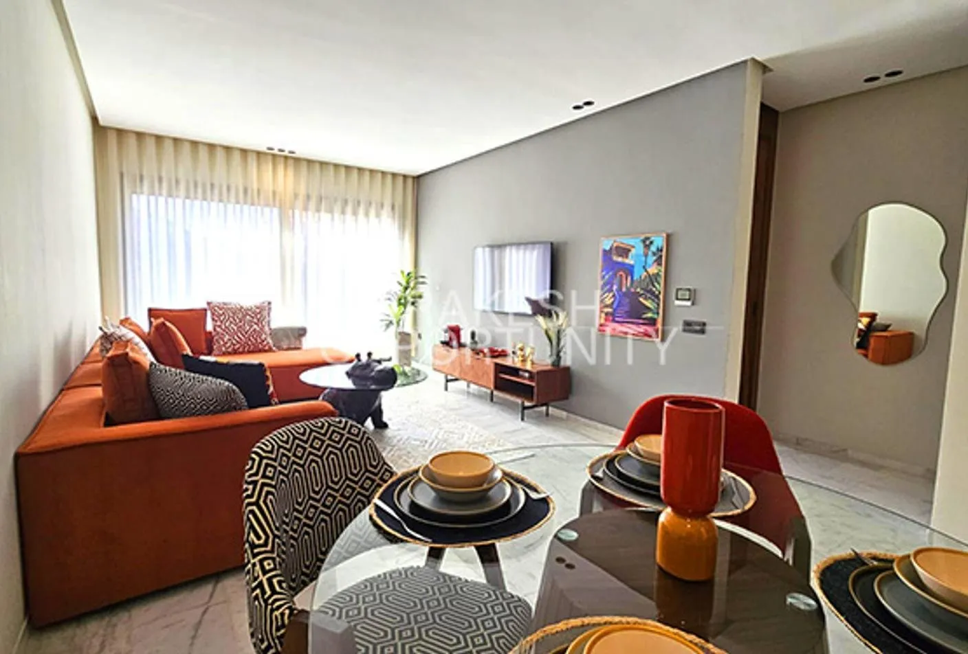 luxueux appartement en location à Guéliz - مراكش (2)
