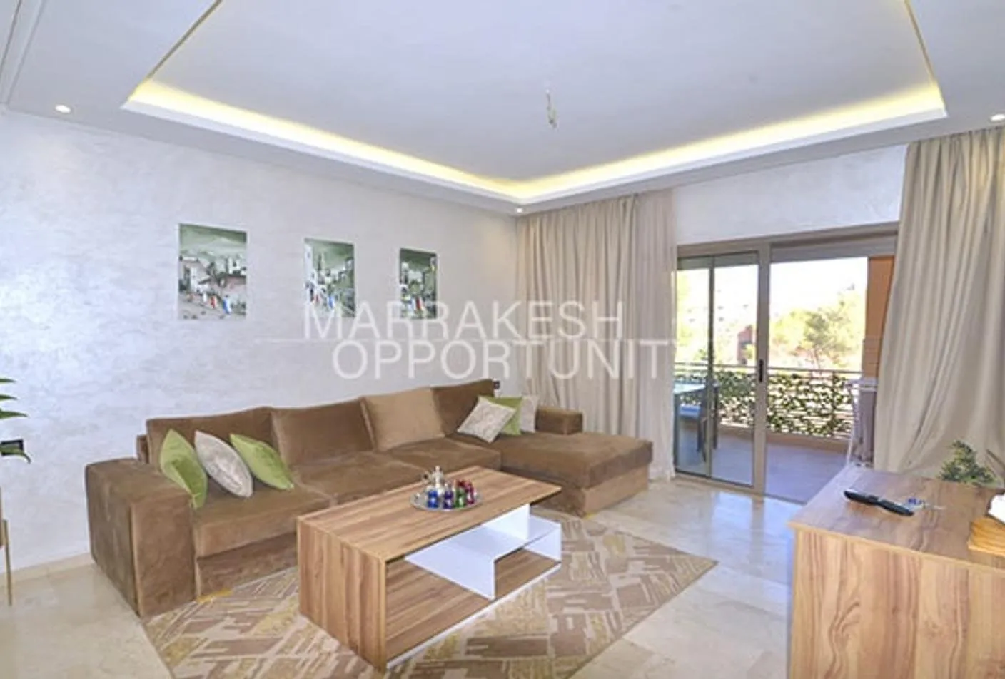 Moderne Appartement meublé en location annuelle à Guéliz - مراكش