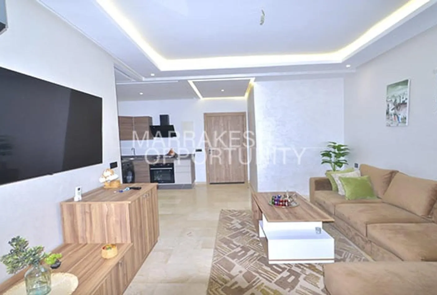 Moderne Appartement meublé en location annuelle à Guéliz - مراكش (3)
