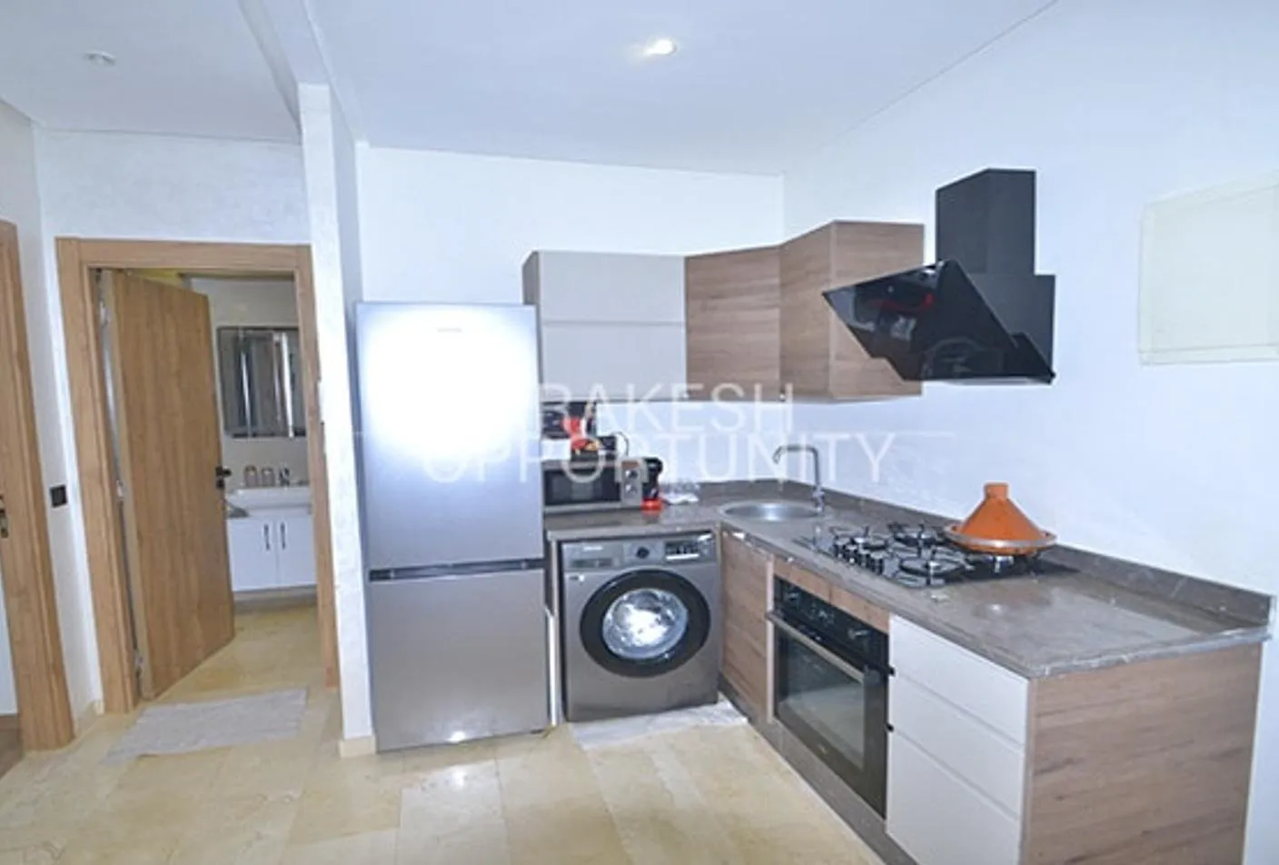 Moderne Appartement meublé en location annuelle à Guéliz - مراكش (4)