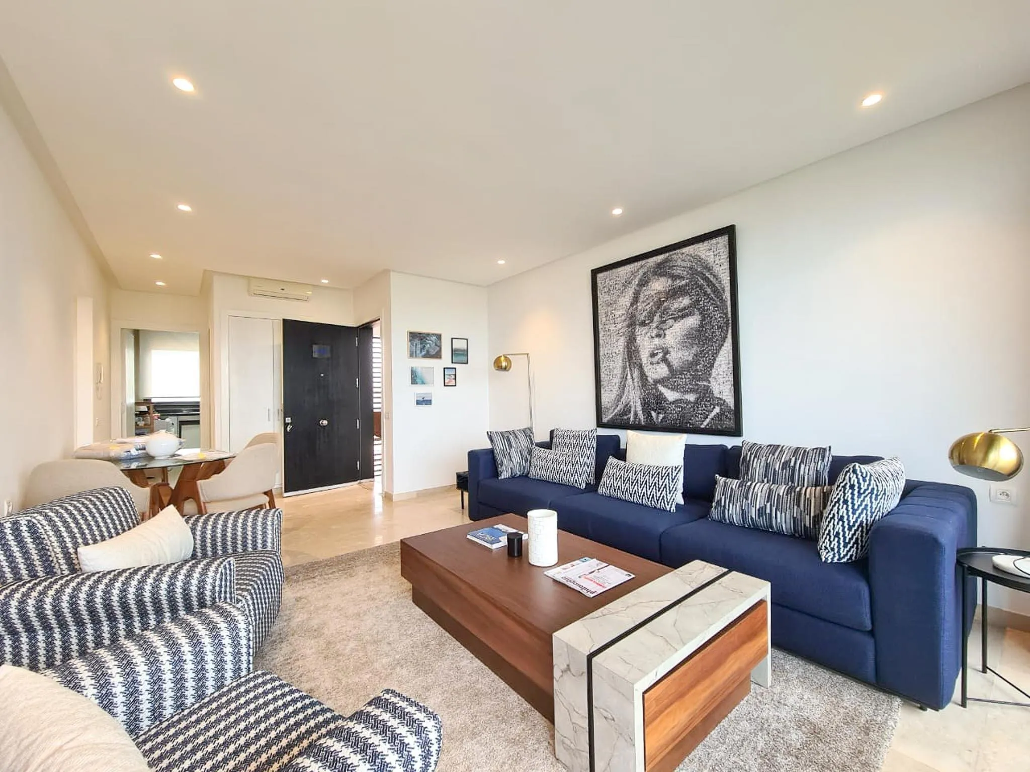 Appartement 2 chambres vue sur mer en résidence - الدار البيضاء