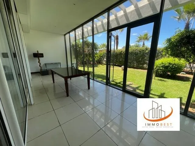 Dar bouazza,  location d’un bel appartement meublé RDC 2 CH - الدار البيضاء