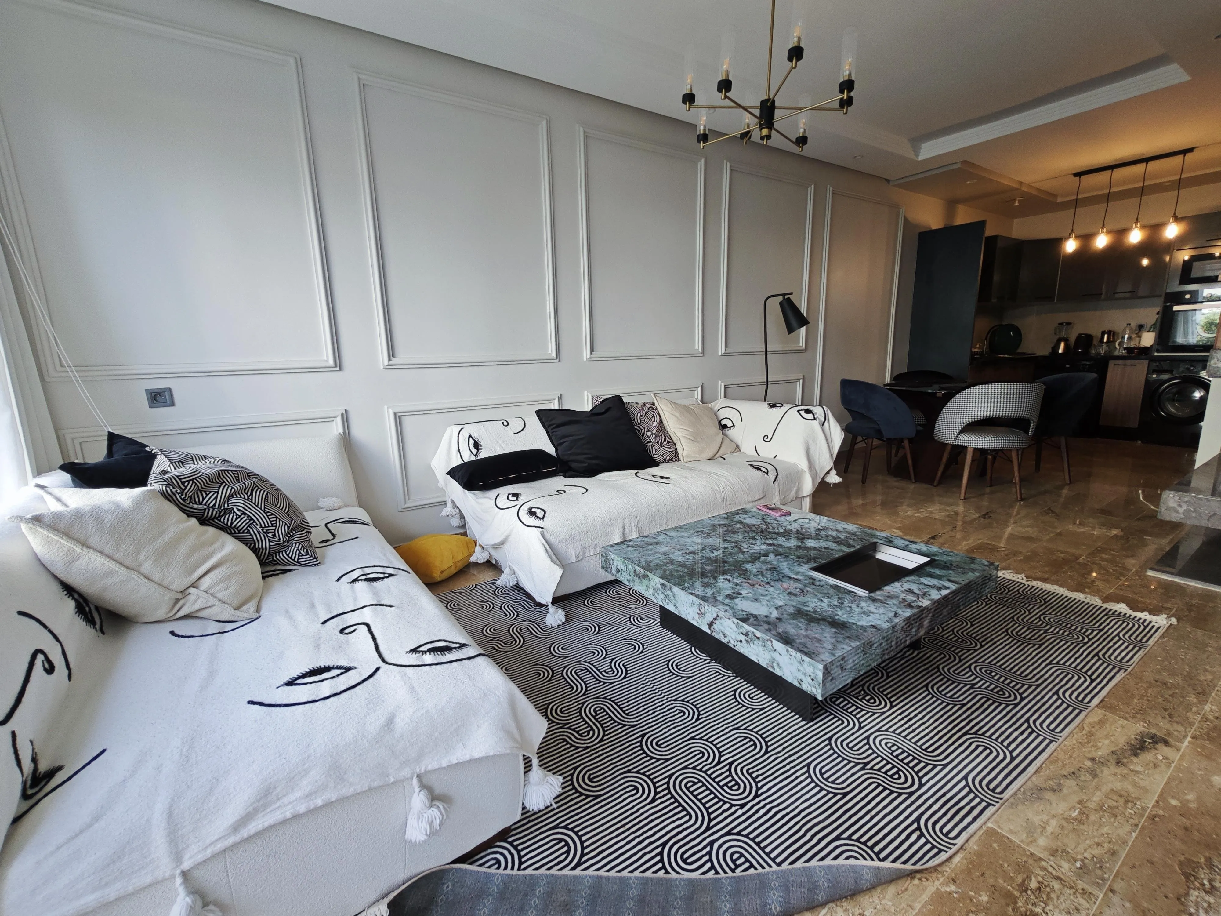 Appartement 2 Chambres Rez-de-Jardin Meublé - الدار البيضاء (3)