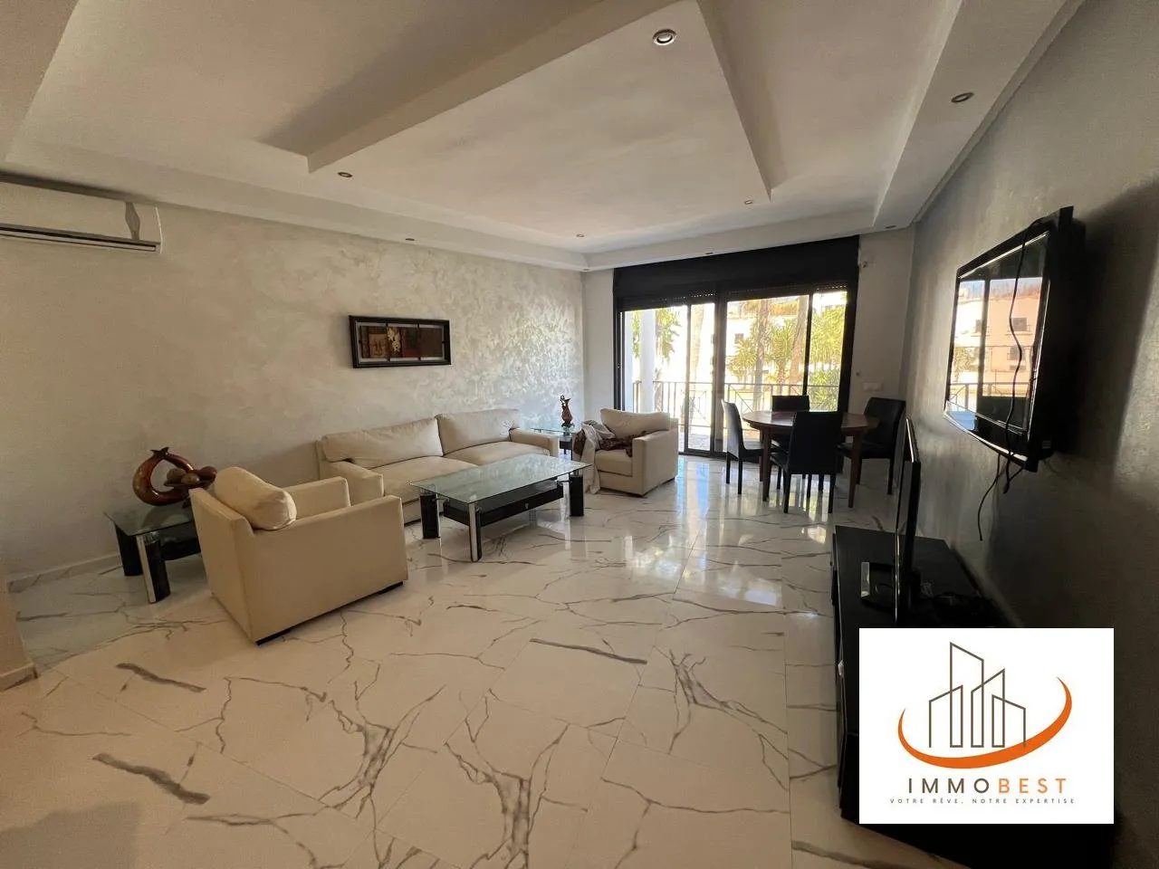 Ain Diab bel appartement meublé en location 2 CH - الدار البيضاء (3)