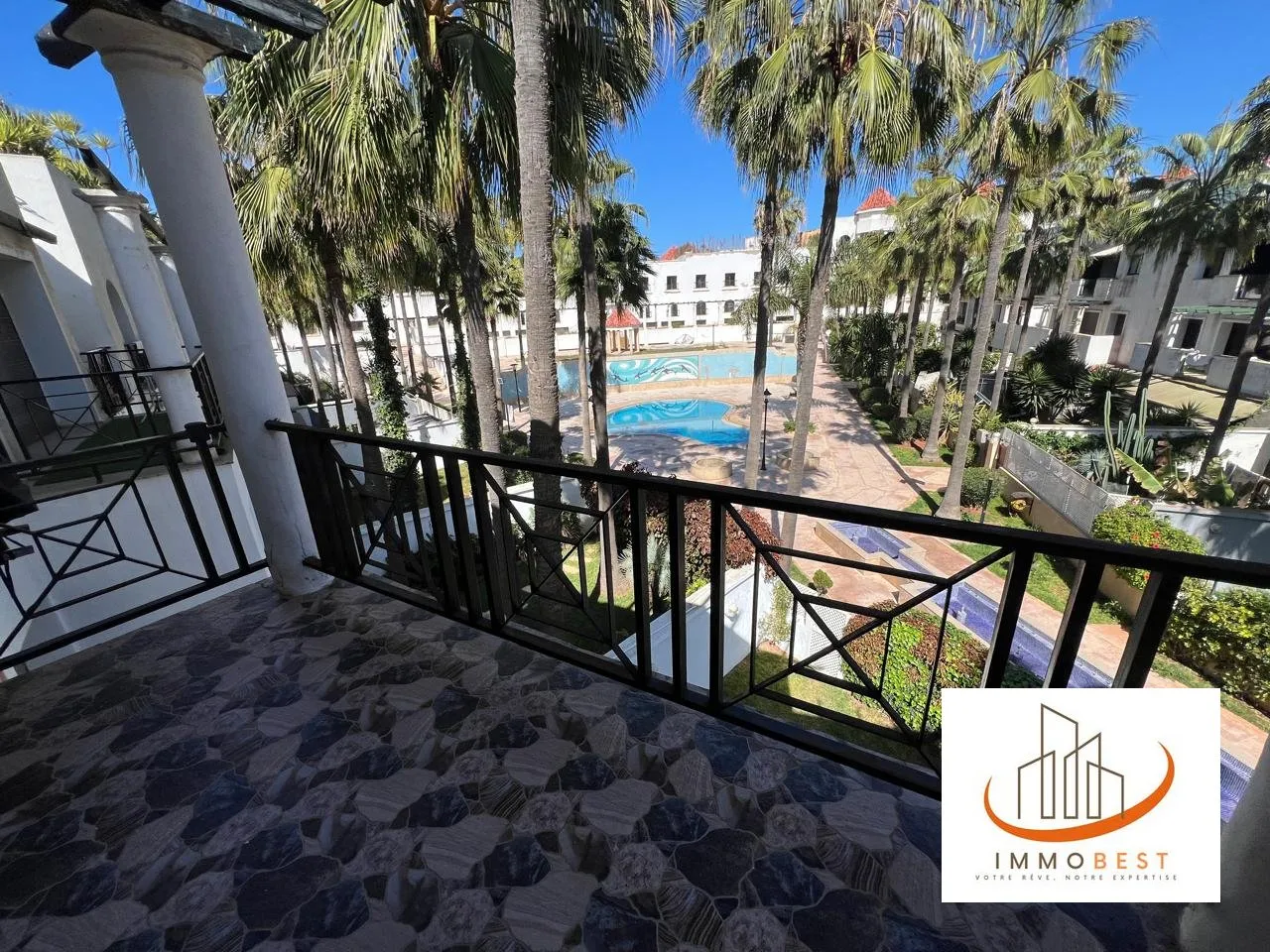 Ain Diab bel appartement meublé en location 2 CH - الدار البيضاء