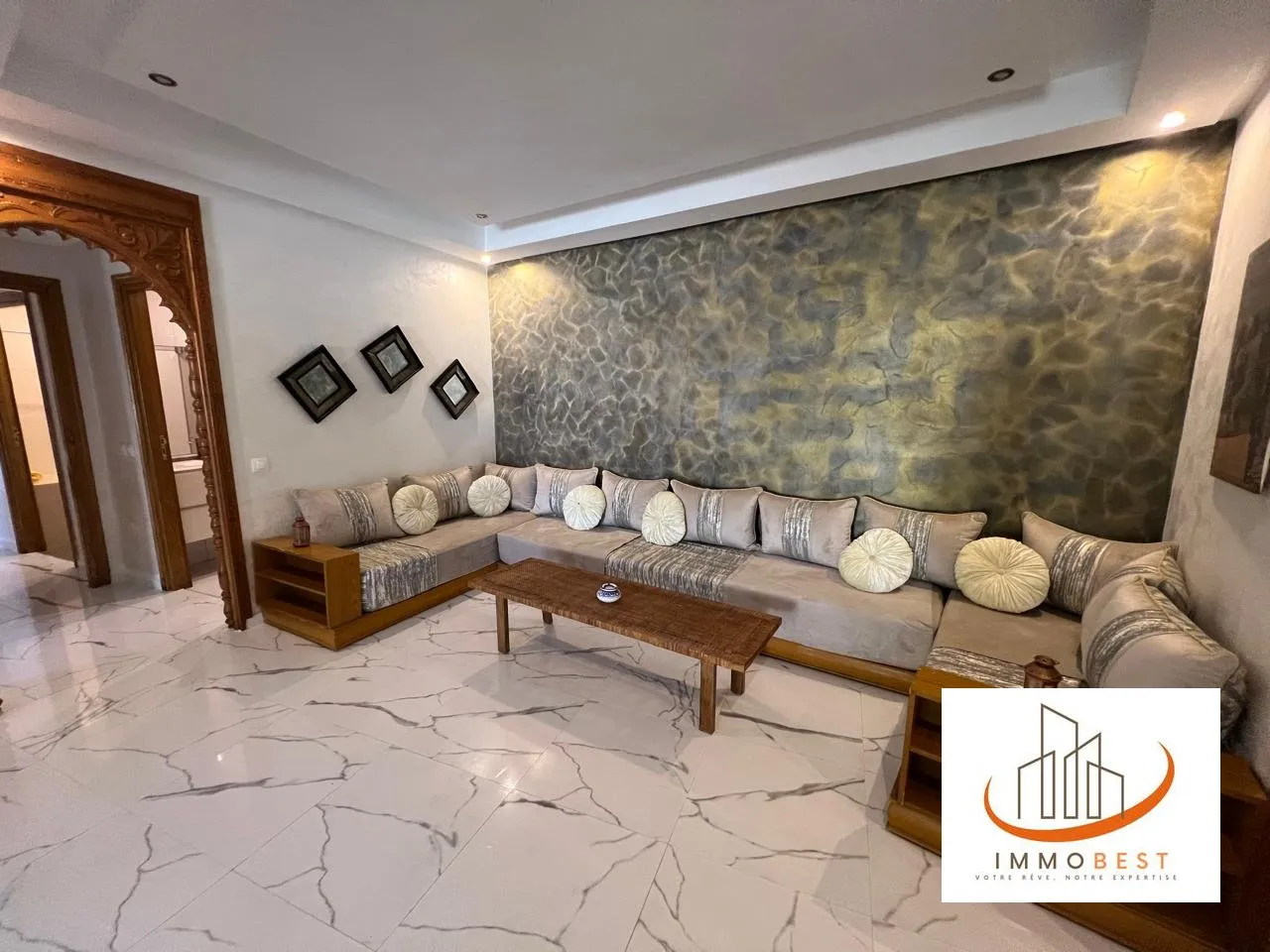 Ain Diab bel appartement meublé en location 2 CH - الدار البيضاء (2)