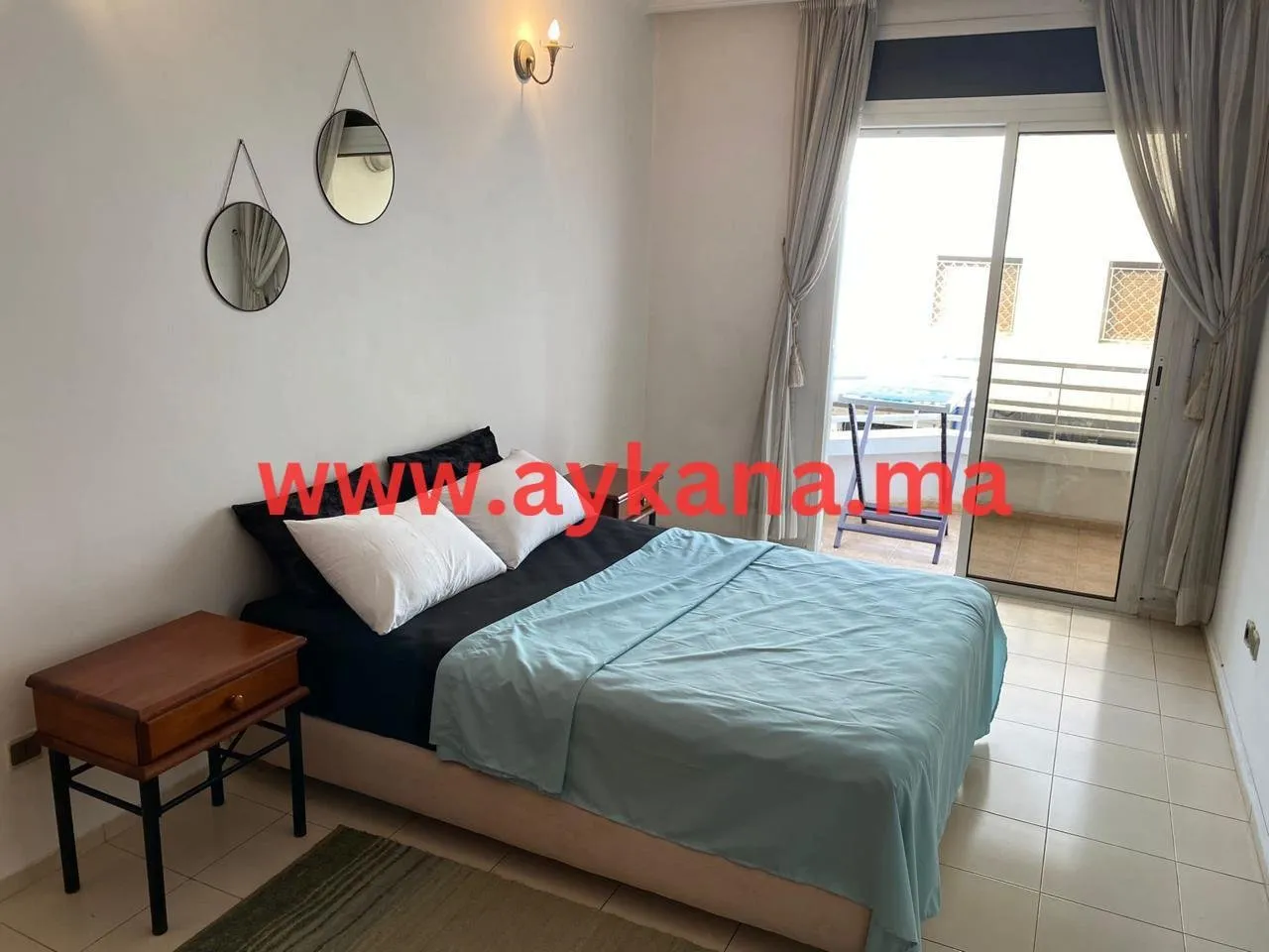 Location Appartement Meublé 111 m² au Haut Agdal Rabat – 1ᵉʳ Étage avec Ascenseur, Garage &amp; Balcons - الرباط