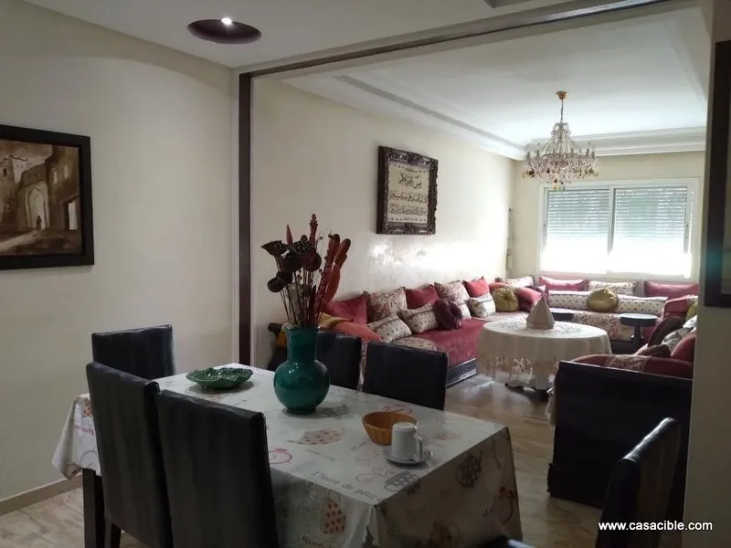 Belvedere: Appartement meublé avec 2 chambres, salon. - الدار البيضاء