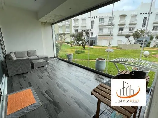 Dar bouazza, superbe appartement refait à neuf, Meublé, en location 2 CH - الدار البيضاء