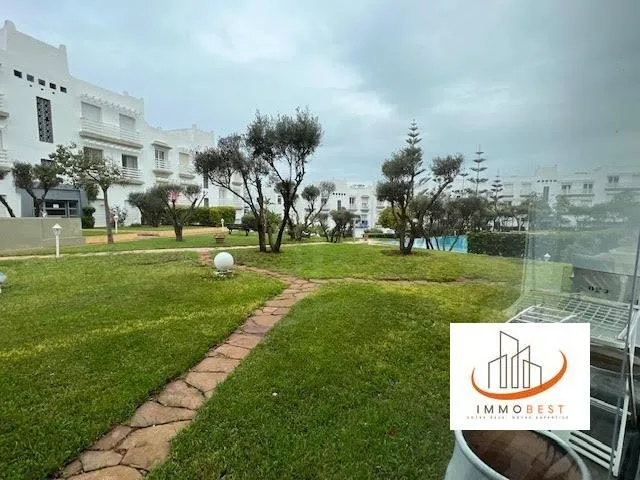 Dar bouazza, superbe appartement refait à neuf, Meublé, en location 2 CH - الدار البيضاء (2)