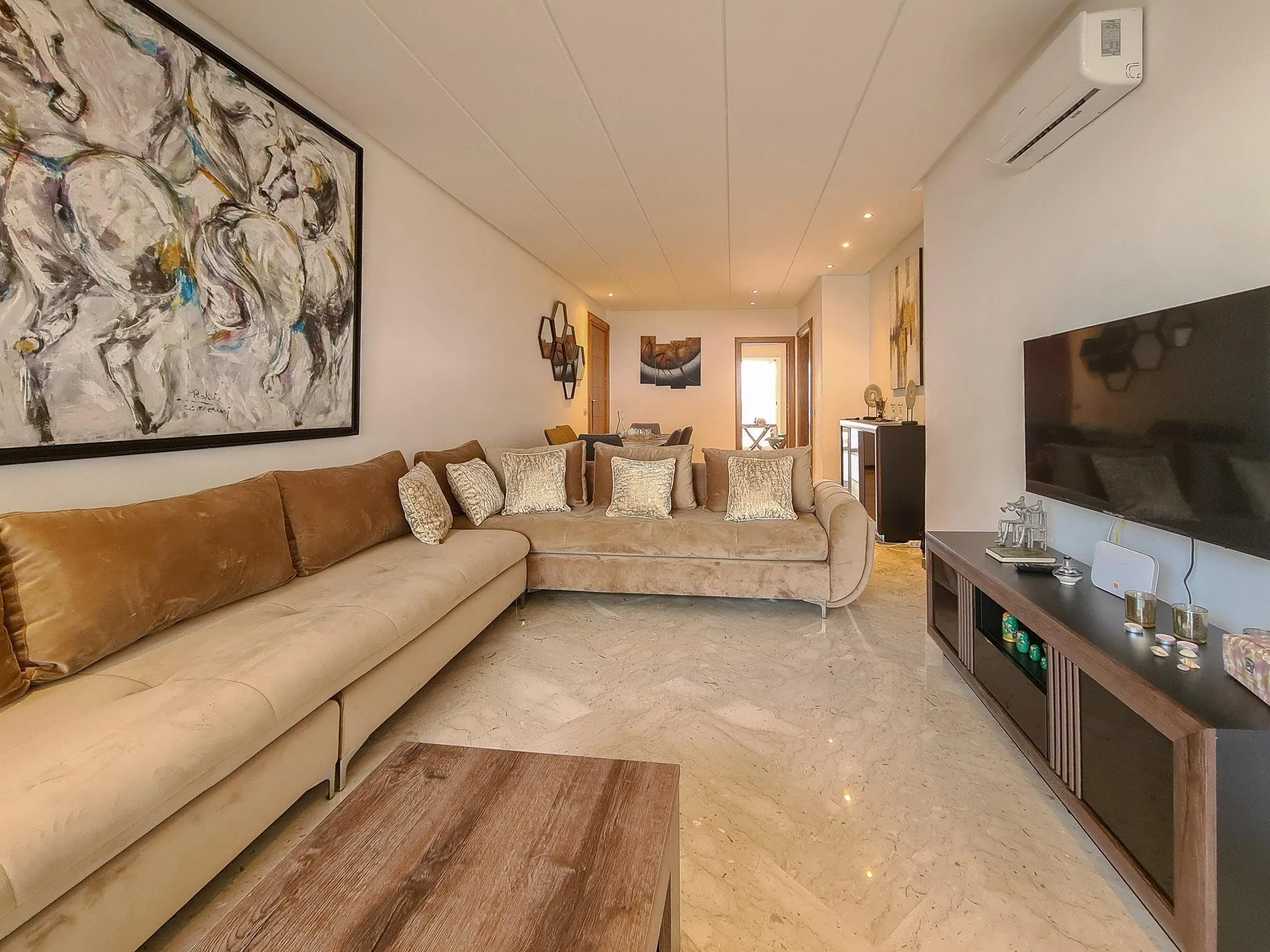 Appartement 2 chambres meublé résidence Péninsula - الدار البيضاء