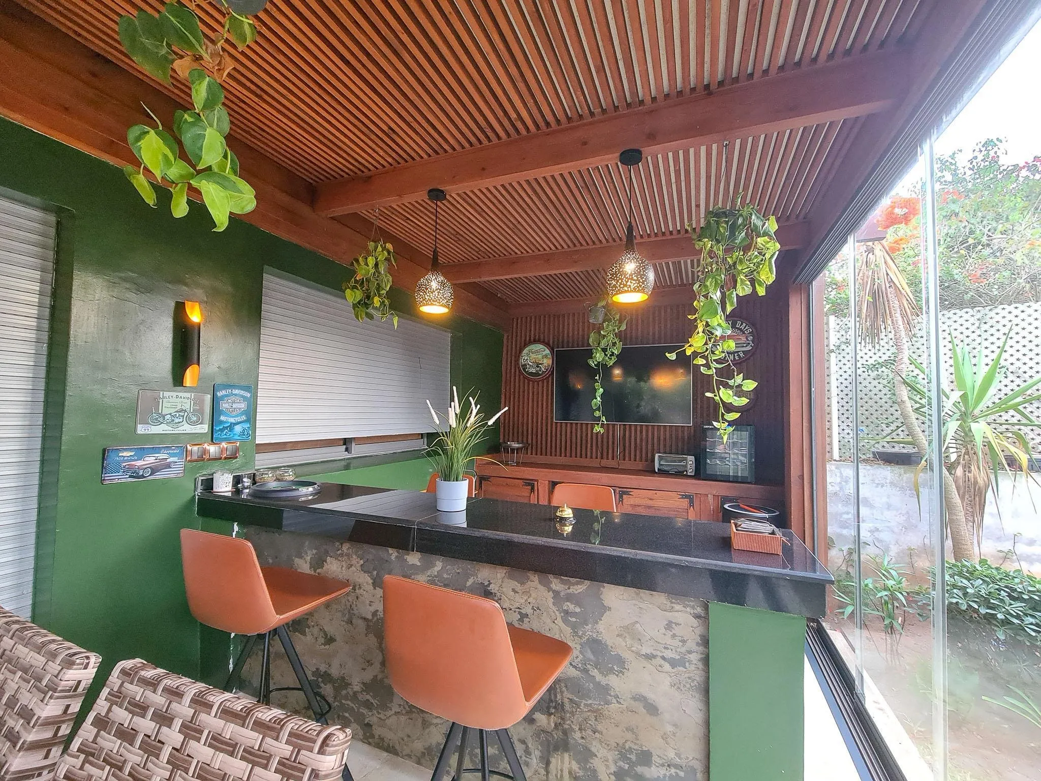 villa  4 chambres meublé avec grand jardin et piscine - الدار البيضاء (4)