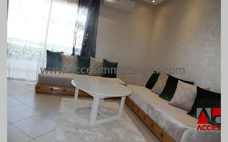 Appartement meublé avec balcon a lotinord - طنجة (3)