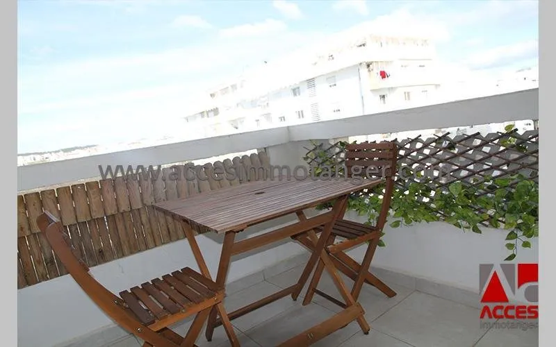 Appartement meublé avec balcon a lotinord - طنجة (2)