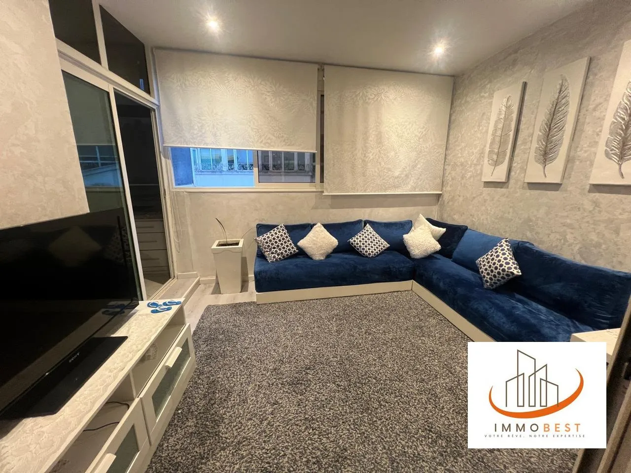 Bourgogne, joli appartement meublé en location 2 CH - الدار البيضاء