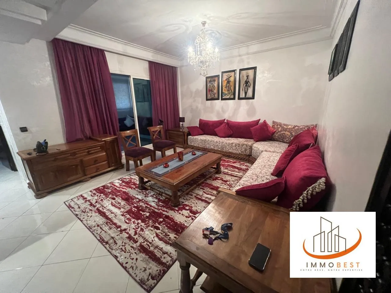 Bourgogne, joli appartement meublé en location 2 CH - الدار البيضاء (3)