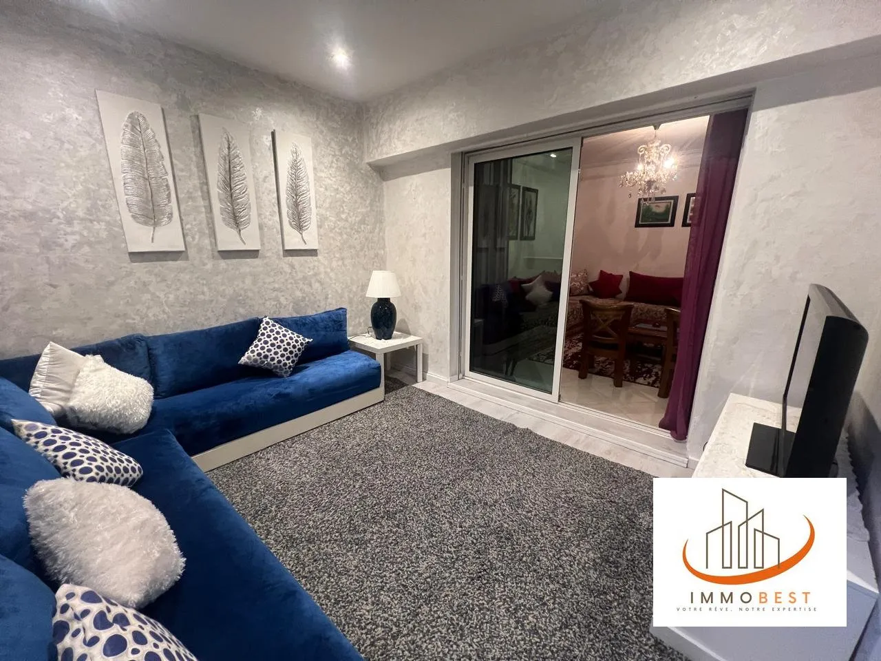 Bourgogne, joli appartement meublé en location 2 CH - الدار البيضاء (2)