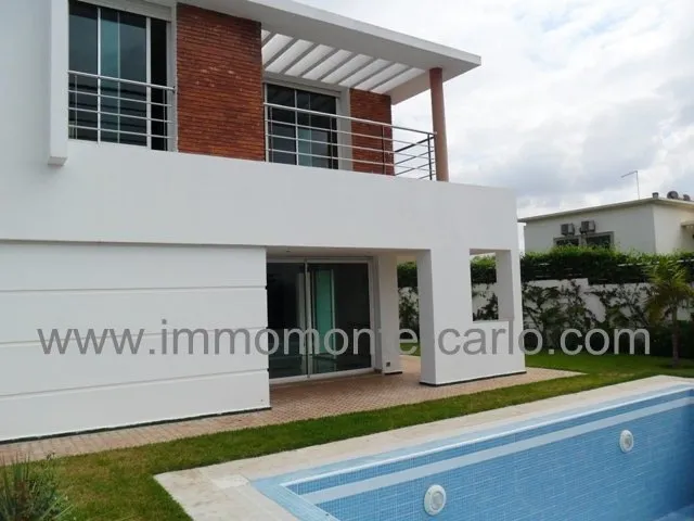 Villa moderne avec piscine à louer à Rabat - الرباط