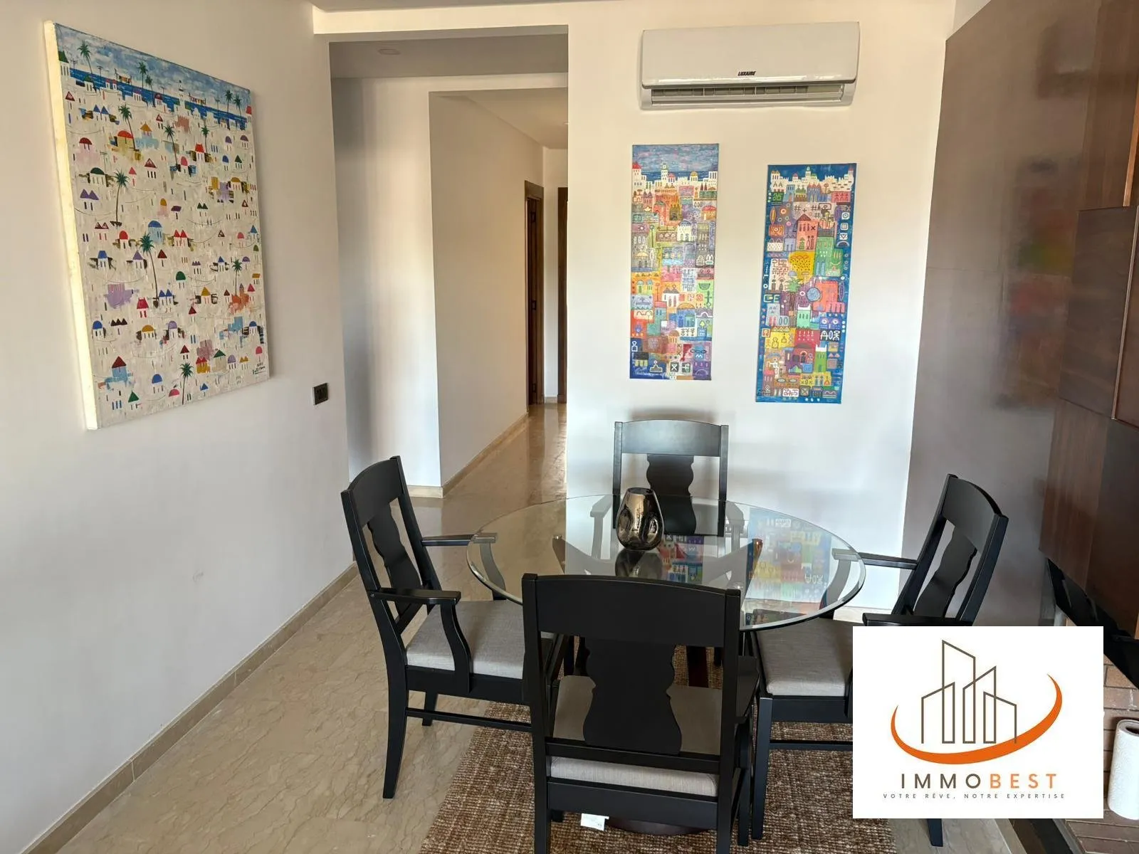 Dar Bouazza, location d’un appartement meublé avec vue mer 2 CH - الدار البيضاء (3)