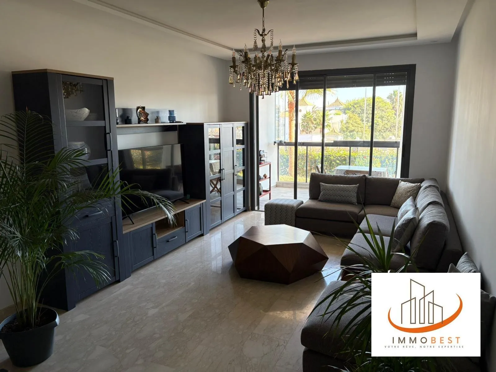 Dar Bouazza, location d’un appartement meublé avec vue mer 2 CH - الدار البيضاء