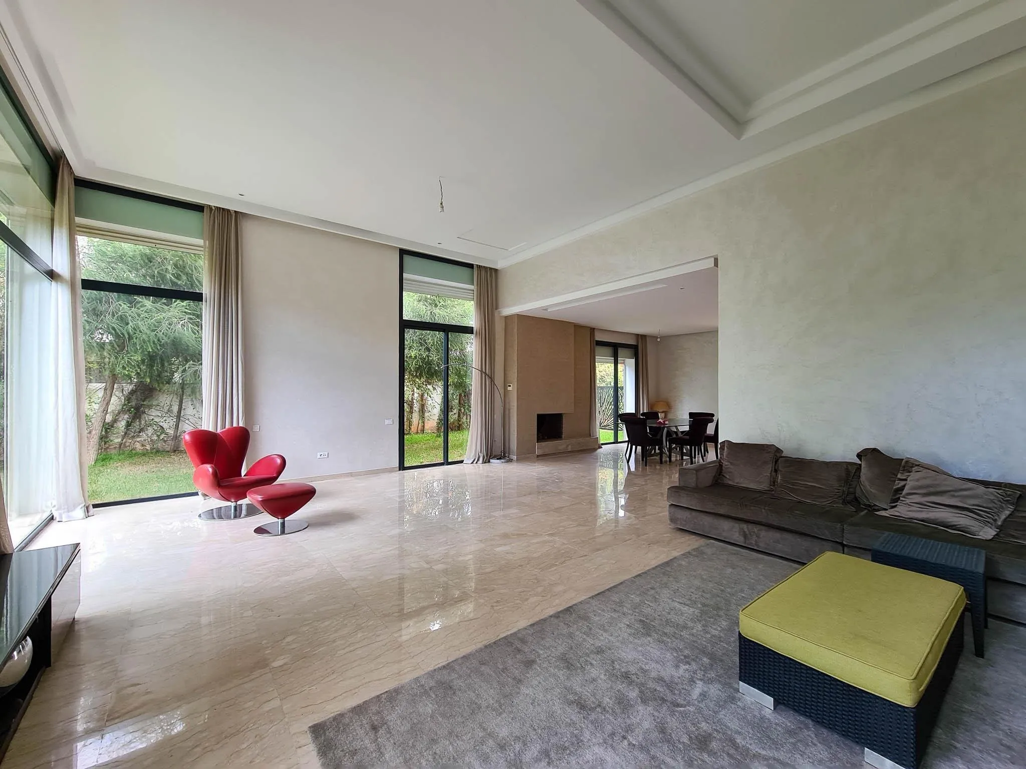 Villa 3 chambres jardin et piscine en résidence - الدار البيضاء (2)