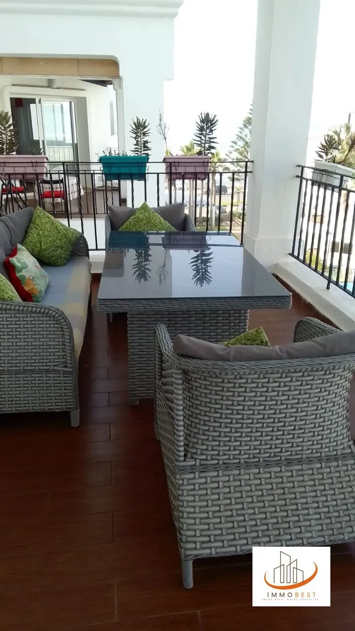 Appartement meublé en location dans Résidence front mer 2 CH - الدار البيضاء