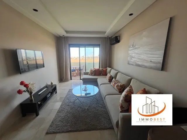 Quartier Almaz, location d’un joli appartement meublé neuf 1 CH - الدار البيضاء