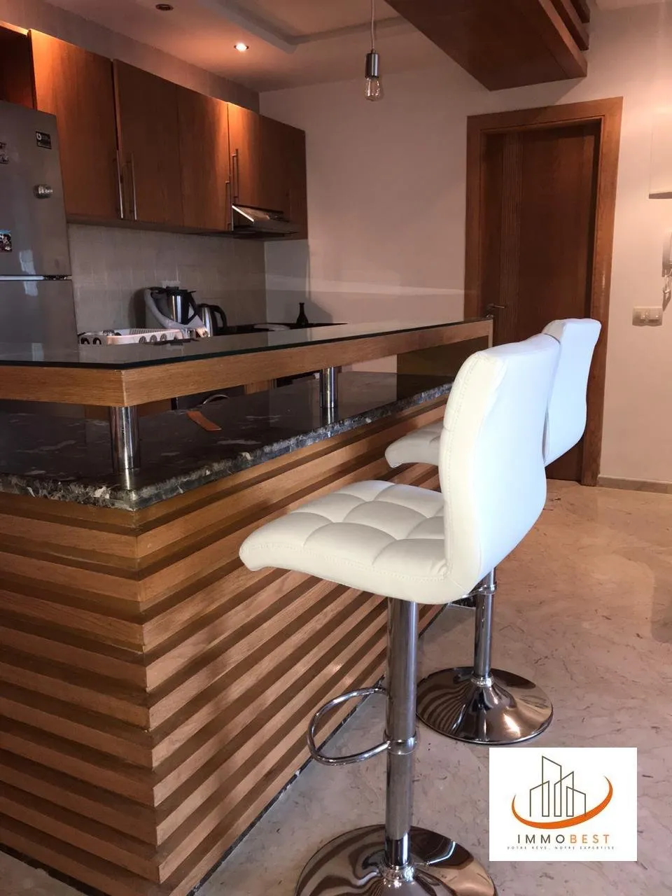 Dar bouazza, bel  Appartement meublé 2 CH - الدار البيضاء (2)
