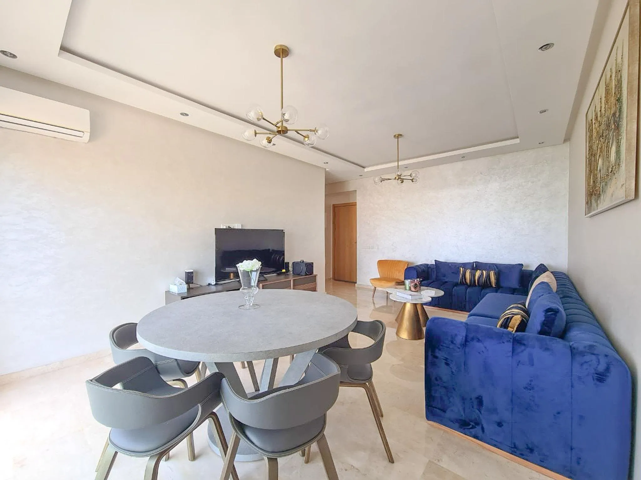 Appartement Meublé à Louer à Dar Bouazza - الدار البيضاء