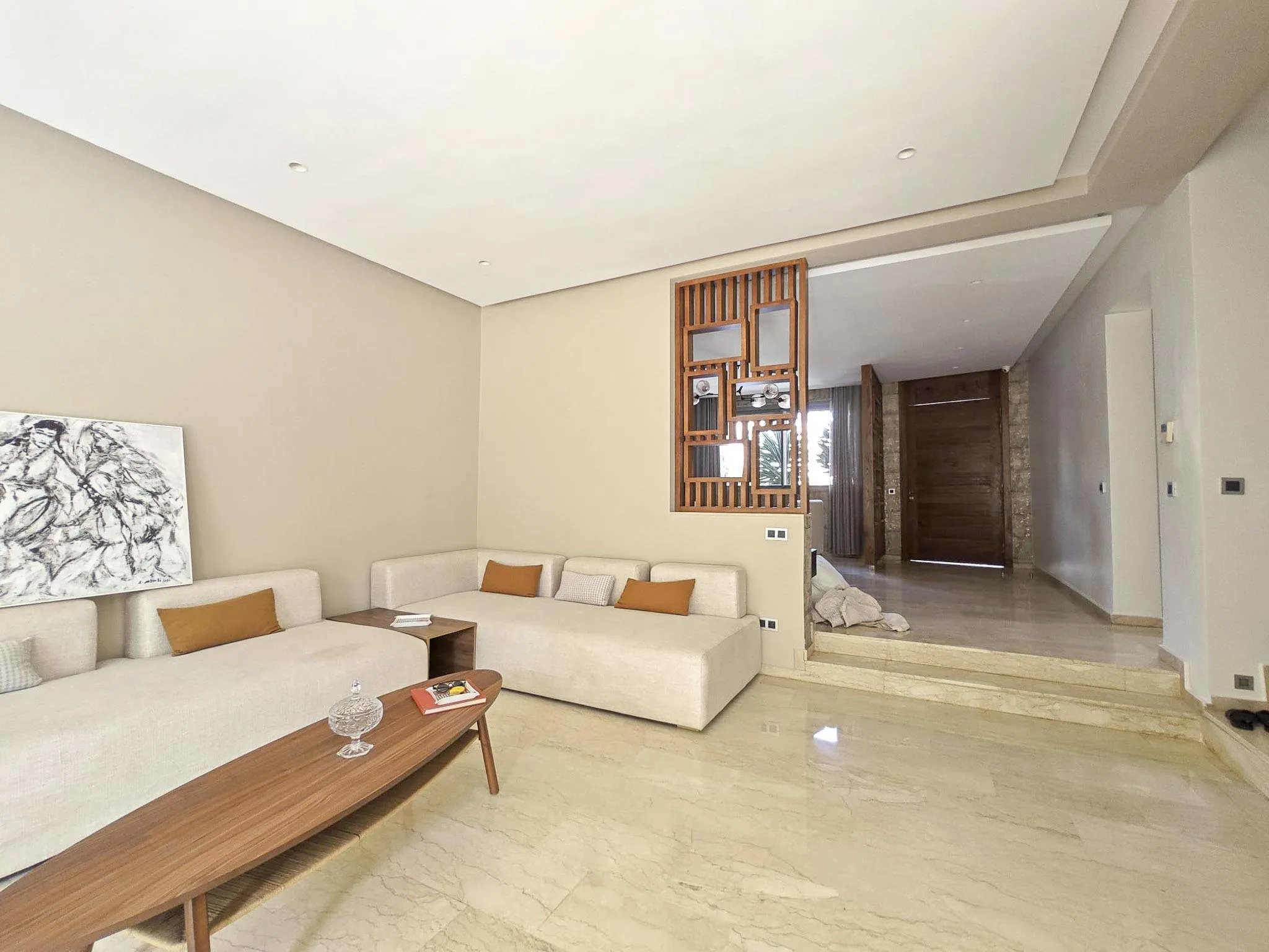 villa moderne meublé en résidence sécurisée - الدار البيضاء (2)