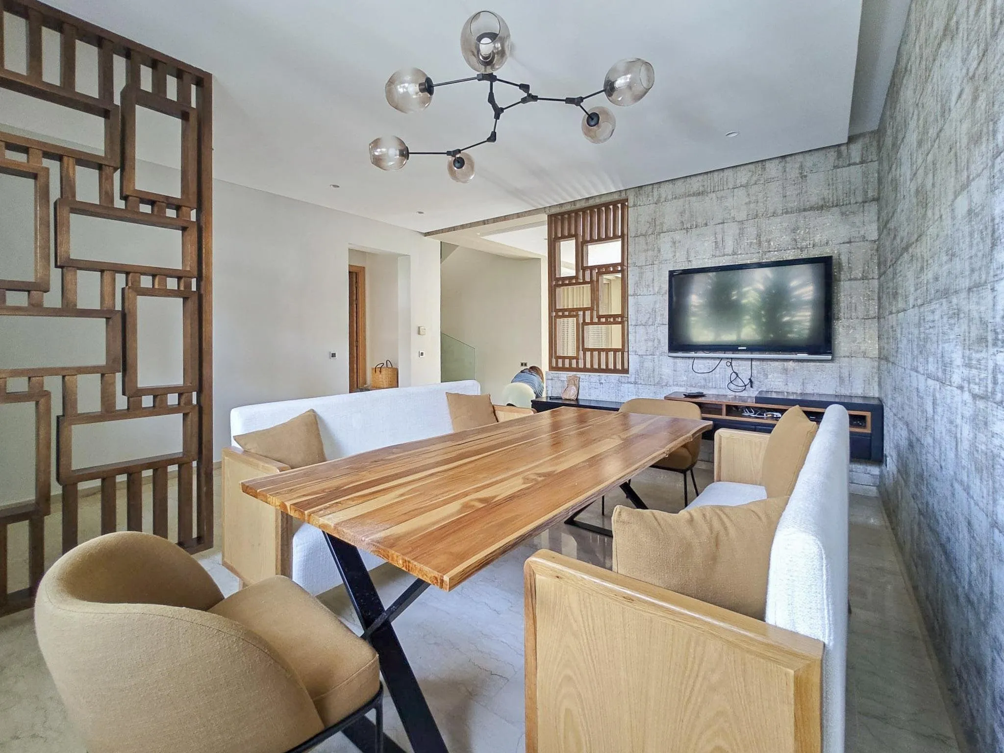 villa moderne meublé en résidence sécurisée - الدار البيضاء (4)
