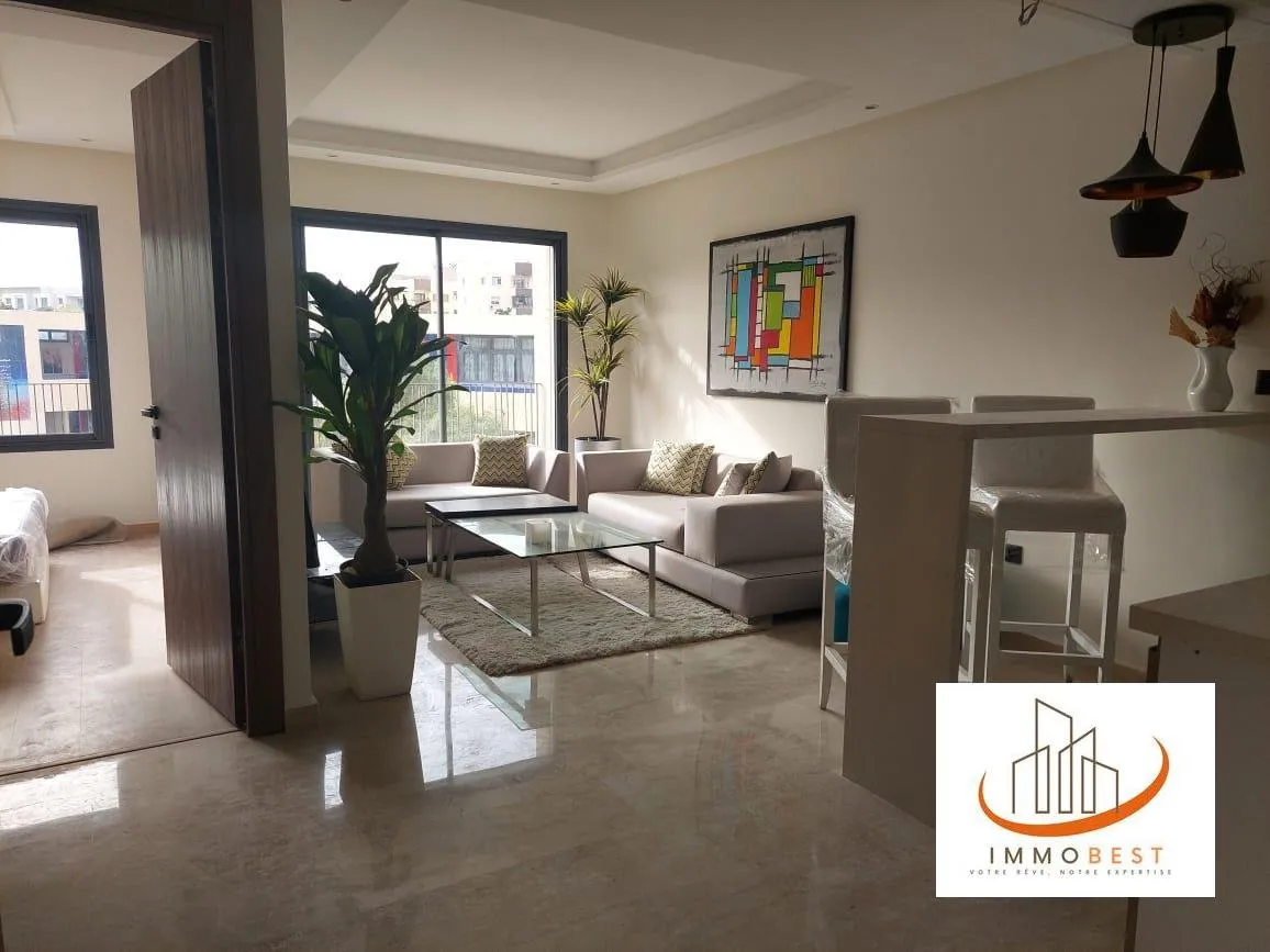 Val fleuri, coquet  Appartement meublé, en location 1 CH - الدار البيضاء