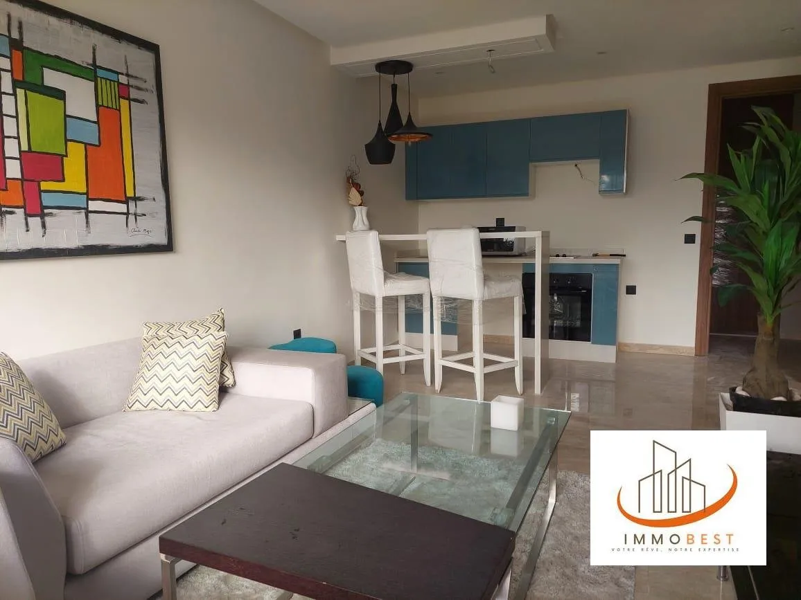 Val fleuri, coquet  Appartement meublé, en location 1 CH - الدار البيضاء (2)