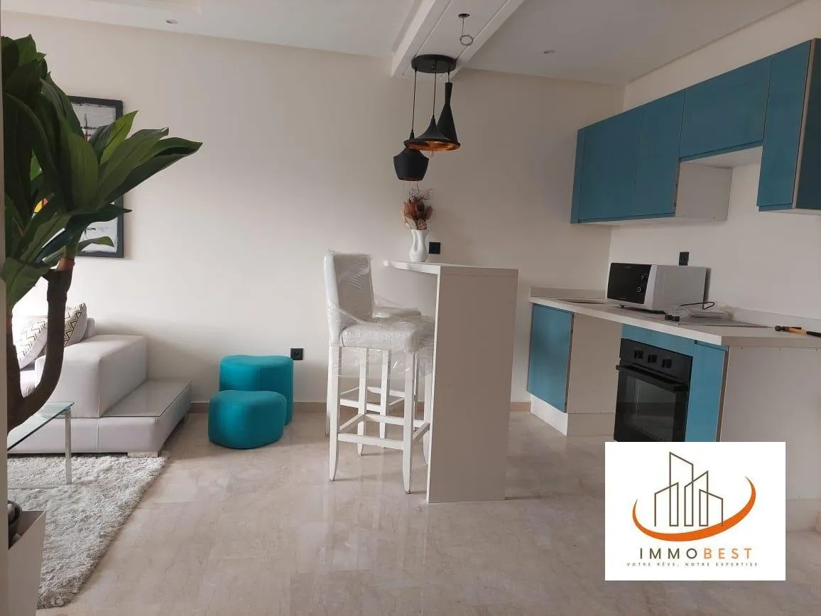 Val fleuri, coquet  Appartement meublé, en location 1 CH - الدار البيضاء (4)