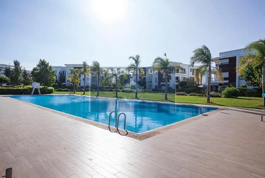 Superbe Appartement en Rez-de-Jardin à Bouskoura ville verte - بوسكورة