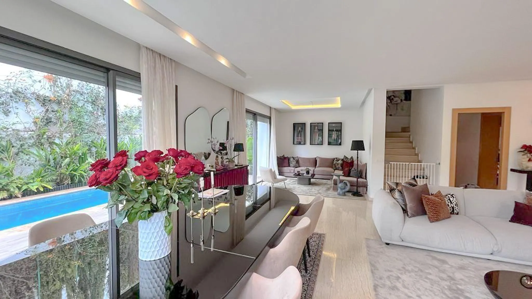 Villa neuve 4 chambres et piscine, - الدار البيضاء (4)