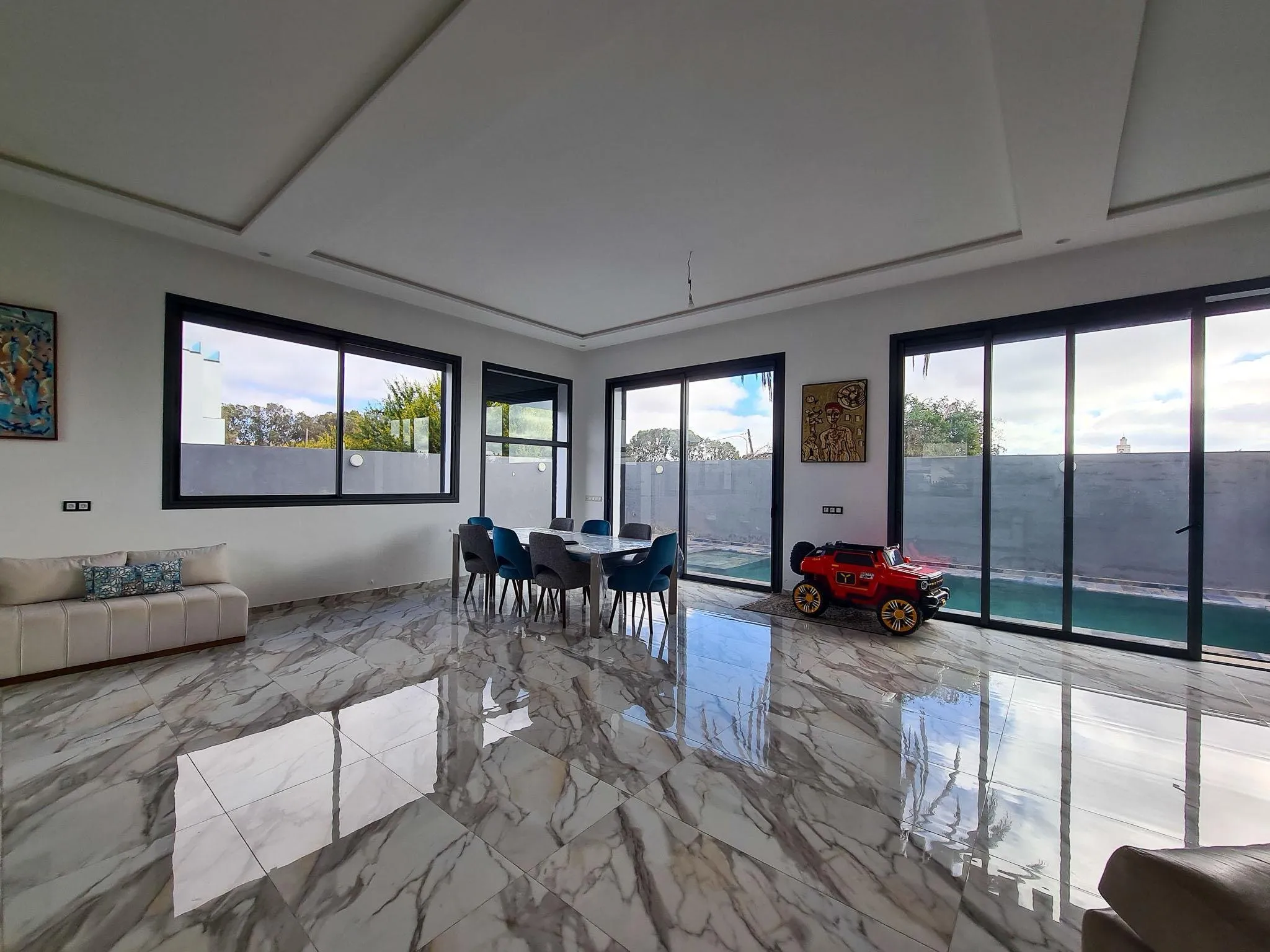 Villa d'exception 3 chambres piscine - الدار البيضاء (4)