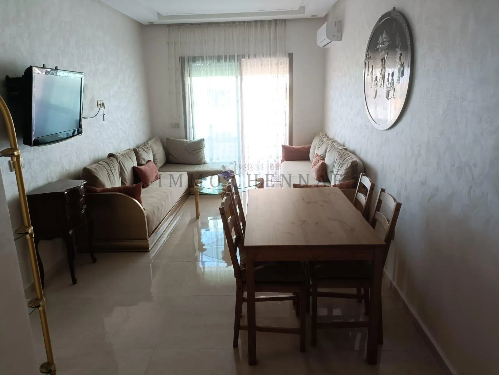 Appartement meublé de 100 m² à louer bouznika - بوزنيقة (2)