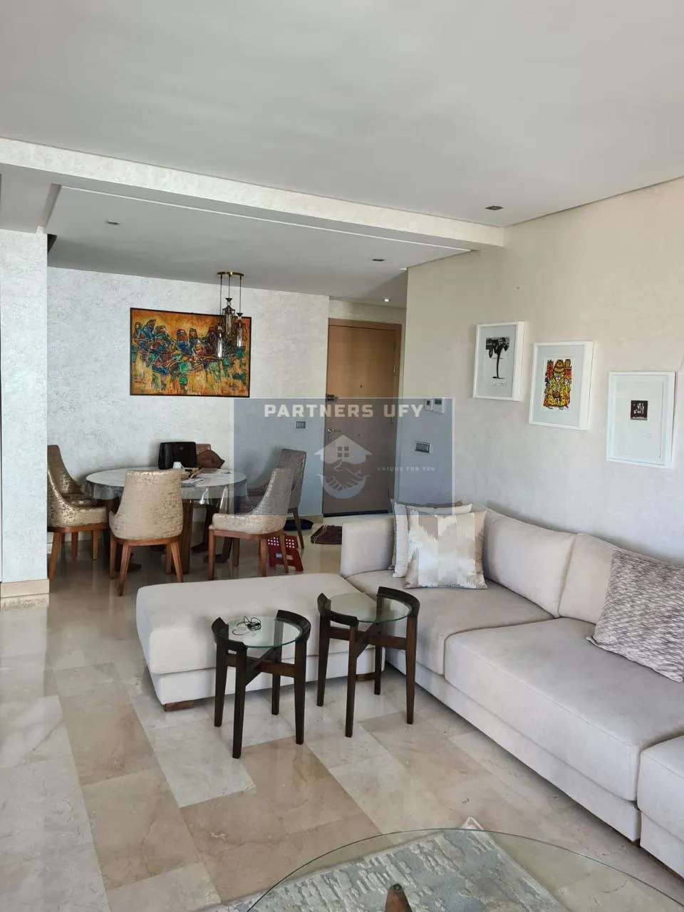 Mise en location d'un luxueux appartement á Bouskoura ville verte - بوسكورة (2)